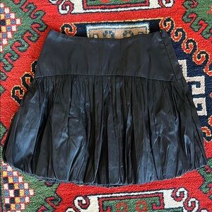 Topshop black balloon skirt
